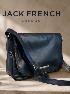 Jack French London Leather Bag NWOT